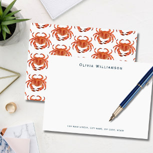 Coastal Crab Seaside Ocean Card