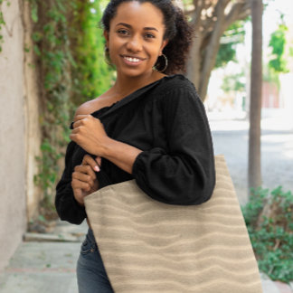 Coastal Currents – Custom Beach Sand  Tote Bag