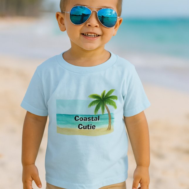 Coastal Cutie Beach Baby T-Shirt (Creator Uploaded)