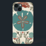 Coastal Damask I iPhone 13 Case<br><div class="desc">Marine Life</div>