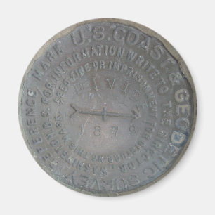 Coastal Divide Benchmark Magnet