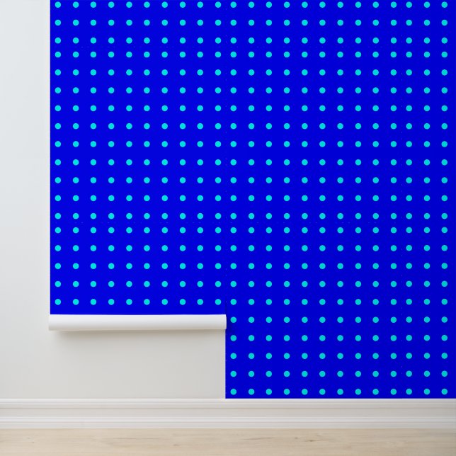 Coastal Dots on Blue Colour - Textured  Wallpaper (Application)
