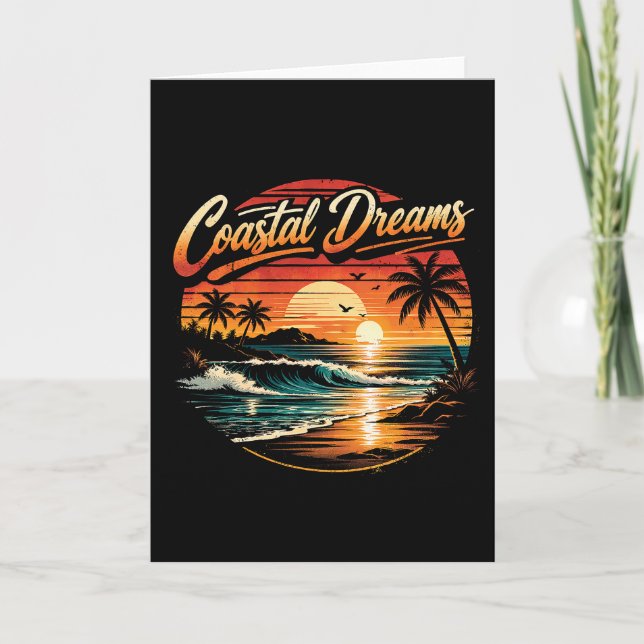 Coastal Dreams Holiday Card (Front)