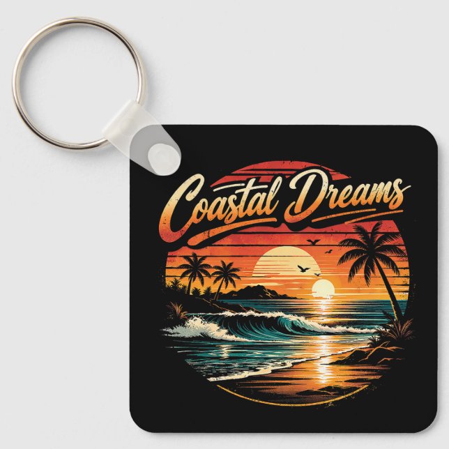 Coastal Dreams Key Ring (Front)