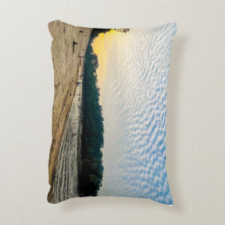 Coastal Dreams Pillow - Blue Skies and Serene Wave