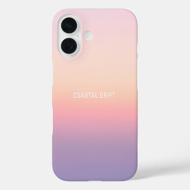 Coastal Drift - Pastel Sunset Gradient Case-Mate iPhone Case (Back)