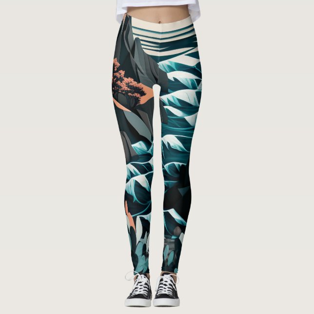 Coastal Energy Leggings (Front)