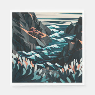 Coastal Energy Napkin