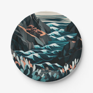 Coastal Energy Paper Plate