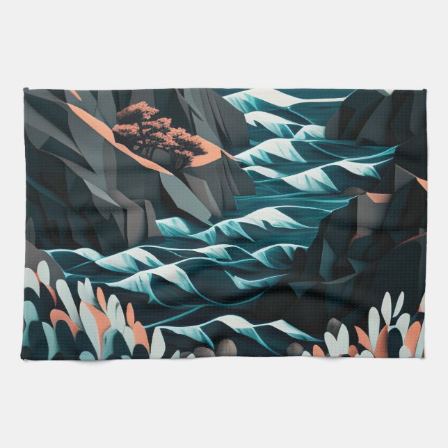 Coastal Energy Tea Towel (Horizontal)