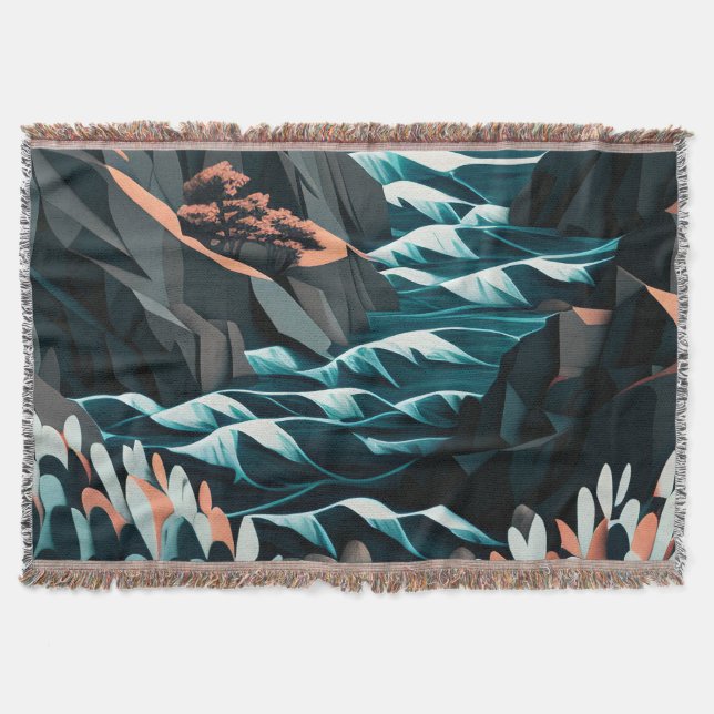 Coastal Energy Throw Blanket (Front)