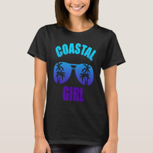 Coastal Girl Summer Vacation T-Shirt