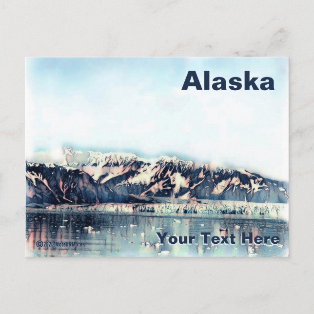 Coastal Glacier Postcard (Front)