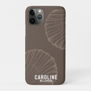 Coastal granddaughter nautical neutral seashell Case-Mate iPhone case