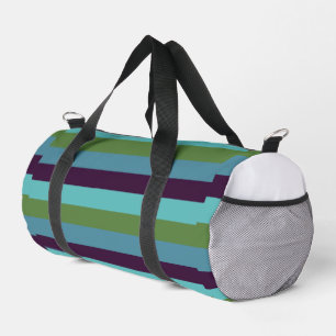 Coastal harmony stripes duffle bag