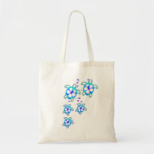 Coastal Honu Hawaiian Turtles Tote Bag