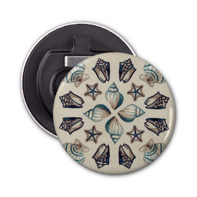 Coastal Kaleidoscope I Bottle Opener (Front)