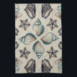 Coastal Kaleidoscope I Tea Towel<br><div class="desc">Marine Life</div>