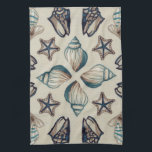 Coastal Kaleidoscope I Tea Towel<br><div class="desc">Marine Life</div>