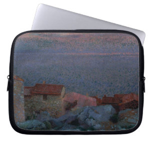 Coastal Landscape (oil on canvas) Laptop Sleeve