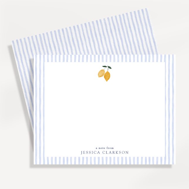 Coastal Lemon Note Card (Creator Uploaded)
