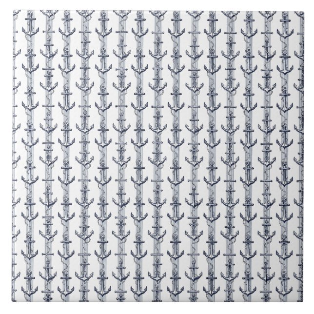 Coastal Life Oceans Blue Tile (Front)