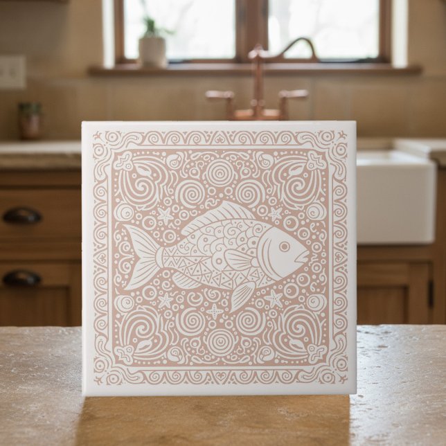 Coastal Life Series Fish Coral D1208 Tile (Creator Uploaded)