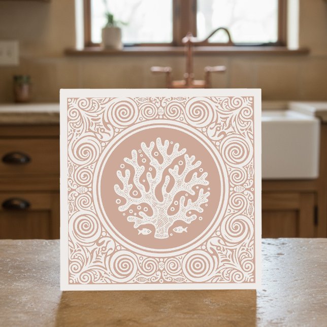 Coastal Life Series Lace Coral Coral D1208 Tile (Creator Uploaded)