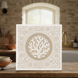 Coastal Life Series Lace Coral Sand D1208 Tile