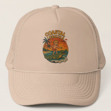 Coastal Lifestyle Gator Surfing - Retro Surf Beach