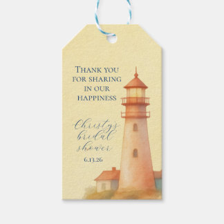 Coastal Lighthouse Favour Tag