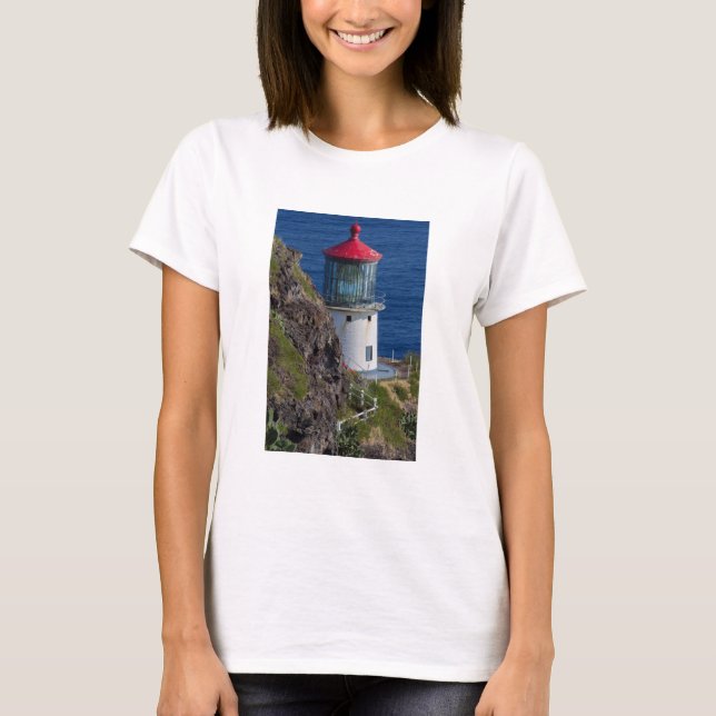 Coastal lighthouse, Hawaii T-Shirt (Front)