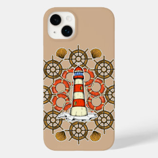 Coastal Lighthouse Illustration Case-Mate iPhone 14 Plus Case