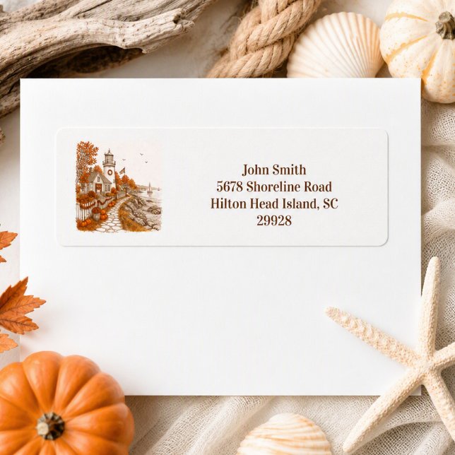 Coastal Lighthouse in Autumn Fall Season  (Creator Uploaded)