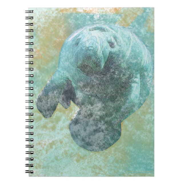 Coastal Living Beautiful Manatee | Notebook (Front)