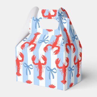 Coastal Lobster Summer Nautical Invitation Favour Box