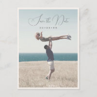 Coastal nautical photo save the date