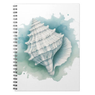 Coastal/Nautical seashell Notebook