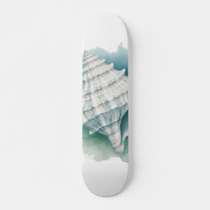 Coastal/Nautical seashell  Skateboard