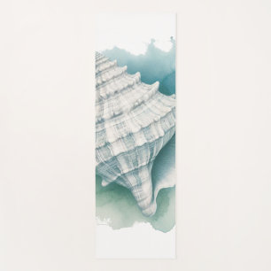 Coastal/Nautical seashell  Yoga Mat