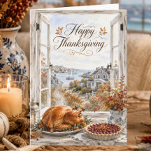 Coastal New England in Autumn Happy Thanksgiving