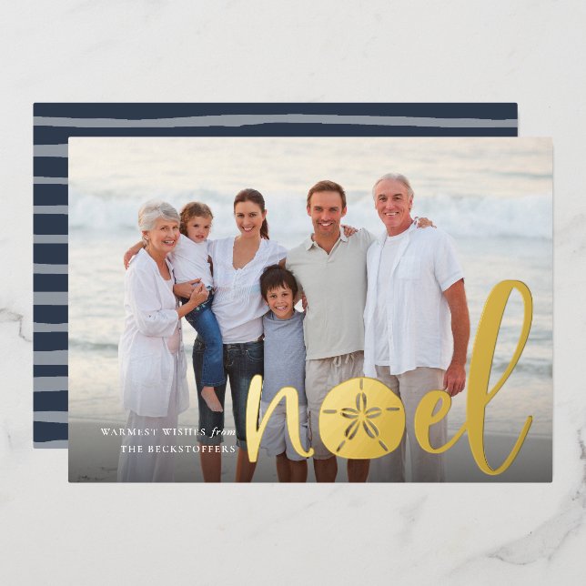 Coastal Noel | Christmas Photo (Front/Back)