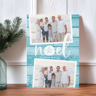 Coastal Noel Holiday Photo Card