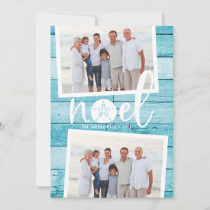 Coastal Noel   Holiday Photo Card