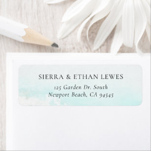 Coastal Ocean Beach Blue Wave Sand Elegant Wedding