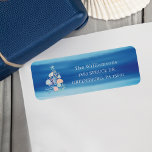Coastal Ocean Beach Seashell Christmas Tree<br><div class="desc">Who needs snowflakes when you have seashells! Capture a cool nautical casual and coastal vibe this holiday sea-son with our coastal seaside-inspired holiday Christmas address label. We've hand-painted beautiful watercolor ocean seashells in splashes of coastal blue, rosy pink, sandy white, teals, and peach shades to create a calm coastal vibe...</div>