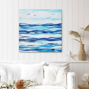 Coastal Ocean Canvas Print