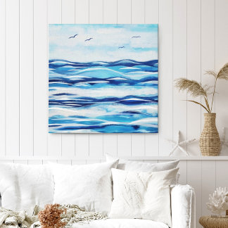 Coastal Ocean Canvas Print