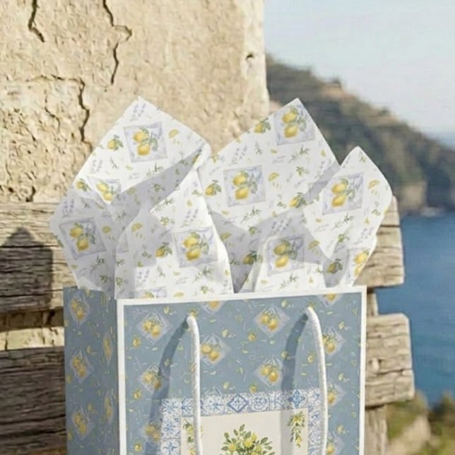 Coastal Orchard Amalfi Studio Botanical Lemon Tissue Paper (Creator Uploaded)