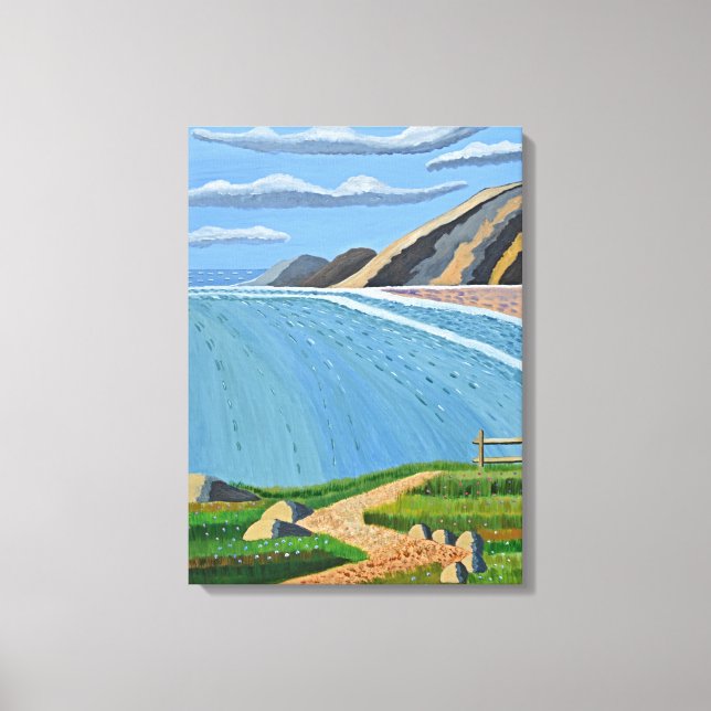 Coastal Path canvas Print (Front)